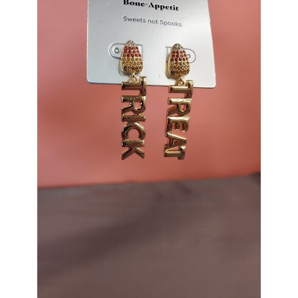 Women's Sugarfix by Baublebar Bone Appetit Trick or Treat Earrings Halloween - Picture 2 of 3